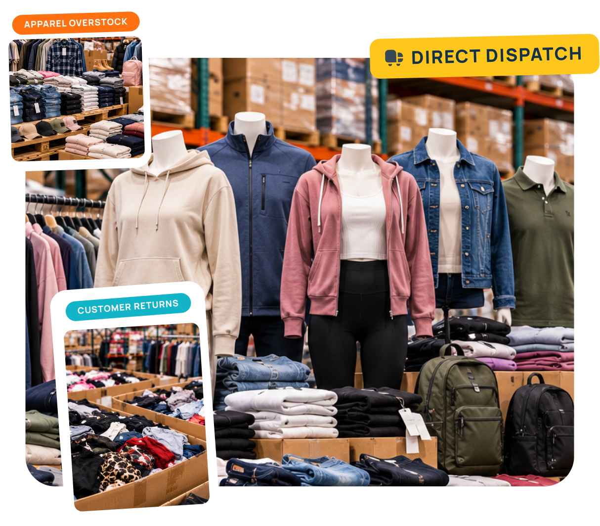 Apparel & Clothing Liquidation Lots